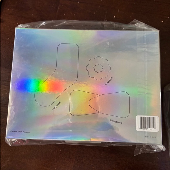 Set/2 Oh So Cozy 3 Pc Set Head Wrap Headband + Socks + Scrunchie. tie dye NIB - Picture 2 of 2